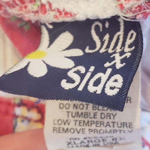 Red Flower Side x Side Dress - Picture 3 of 3